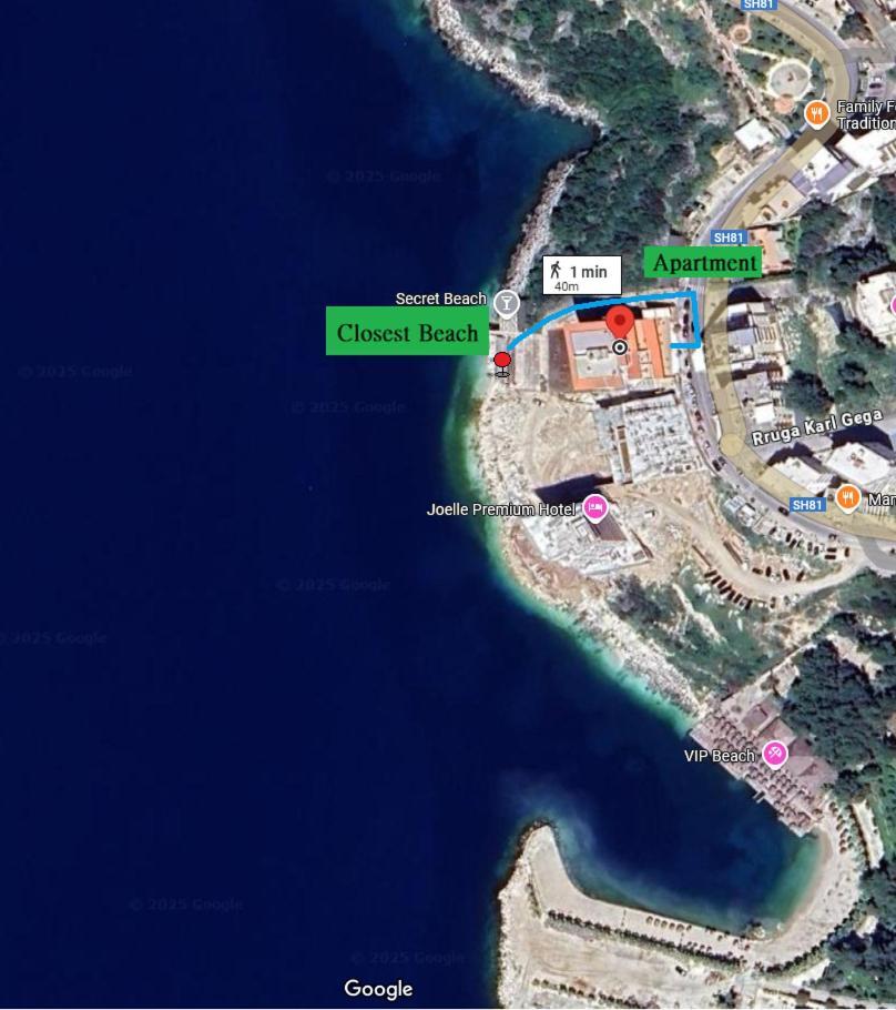 Sail Ocean View Apartments Sarandë Exteriör bild